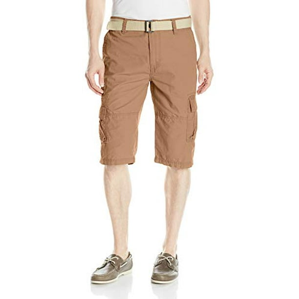 UNIONBAY Mens Ripstop Belted Messenger Length Cargo Short UNIONBAY Mens Ripstop Belted Messenger Length Cargo Short
